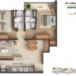 2 Quartos com Suíte | 90,32m²